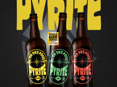 La Pyrite IPA remporte l’or aux World Beer Awards 2025 !