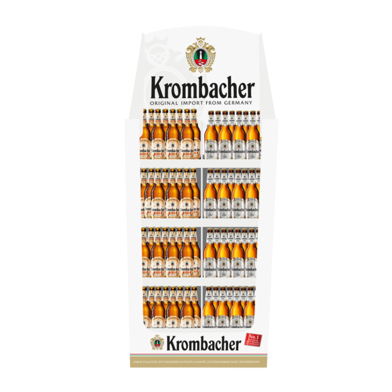 1/4 BOX KROMBACHER PILS 50CL + WEIZEN 50CL_MIXTE