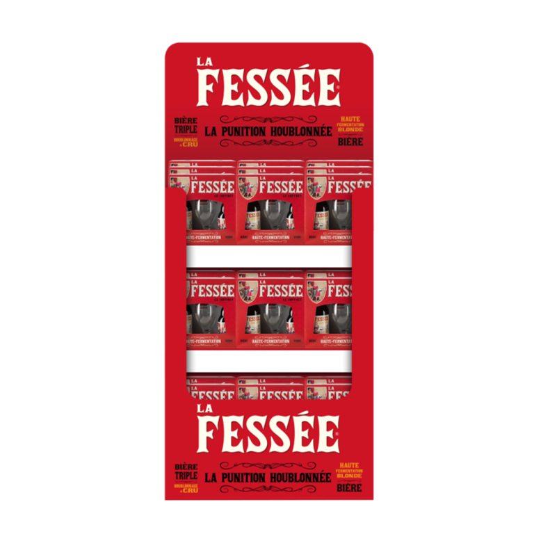 1/4 BOX COFFRET FESSEE 2*33CL +1V_BLONDE