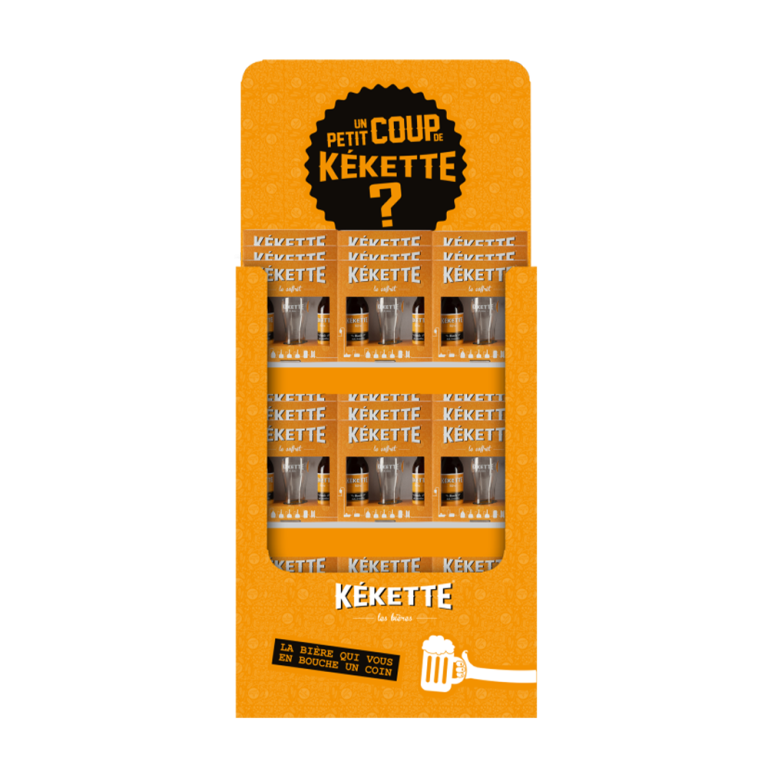 1/4 BOX COFFRET KEKETTE BLONDE 2*33CL +1V_BLONDE