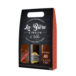 BIERE - MIXTE - COFFRET SELECTION PRESTIGE 3*75CL MARRON - France