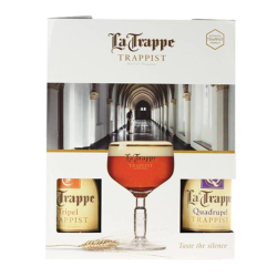 COFFRET LA TRAPPE 4X33CL +...