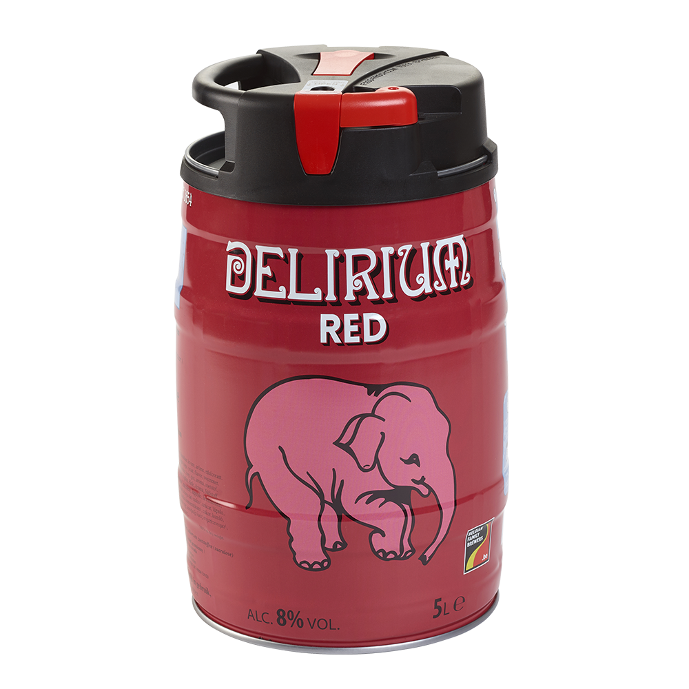 DELIRIUM Red Bière Belge aux Fruits Rouges Fût de 5 Litres