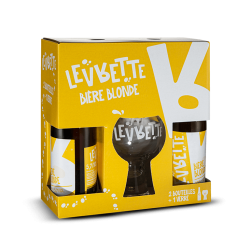 BIERE - BLONDE - COFFRET LEVRETTE BLONDE 2*33CL + 1 VERRE - France