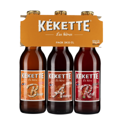 BIERE - MIXTE - KEKETTE MIX BL-AM-RED TRI PACK - France