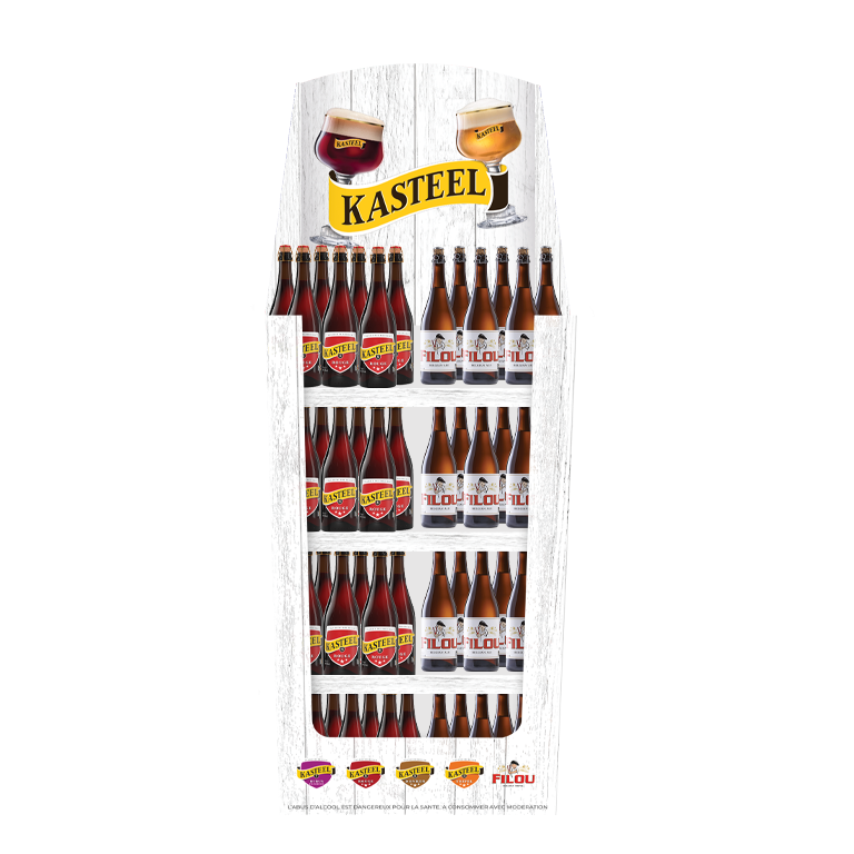 1/4 BOX KASTEEL FILOU 75CL + KASTEEL ROUGE 75CL_MIXTE