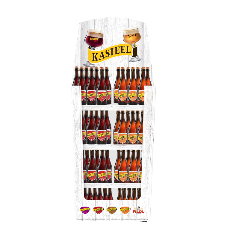 1/4 BOX KASTEEL ROUGE 75CL + KASTEEL TRIPLE 75CL_MIXTE