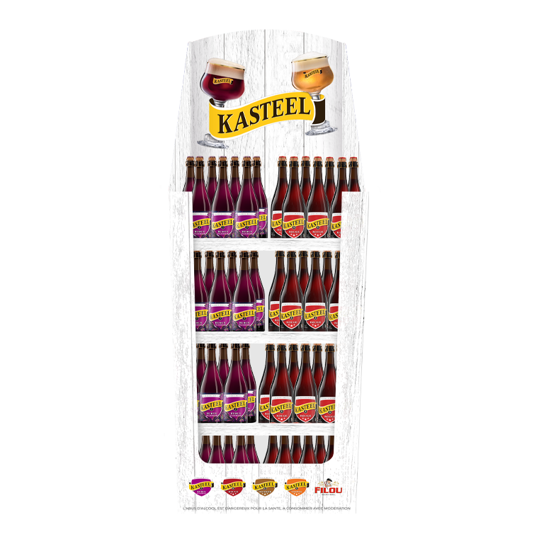 1/4 BOX KASTEEL ROUGE 75CL + RUBUS 75CL_MIXTE