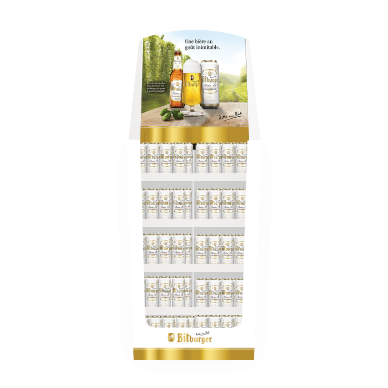 1/4 BOX BITBURGER PILS BOITE 50CL_BLONDE