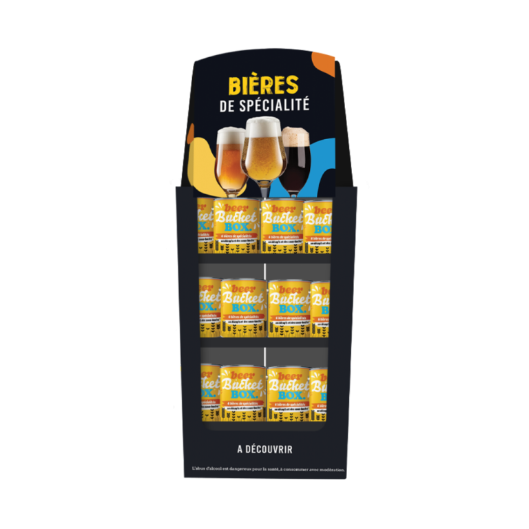 1/4 BOX SEAU BEER BUCKET BOX NEW_MIXTE