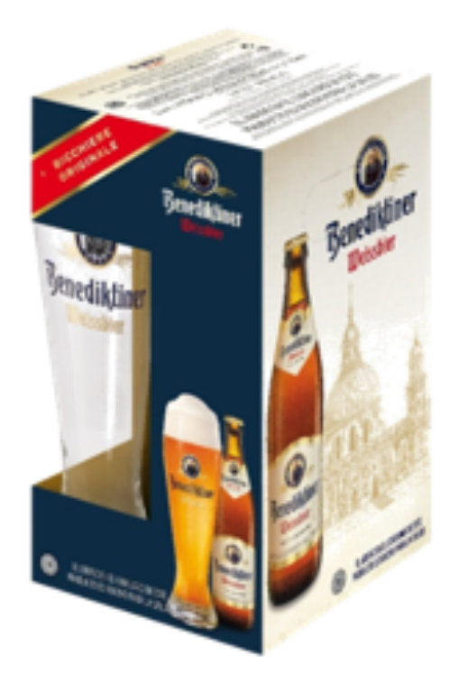 COFFRET BENEDIKTINER WEISSBIER 3*50CL + 1 VERRE_BLANCHE_1.5