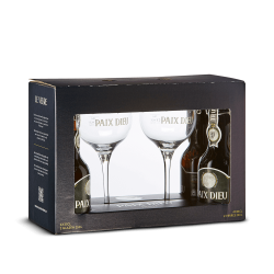 BIERE - BLONDE - COFFRET PAIX DIEU 4*33CL + 2 VERRES - Belgique