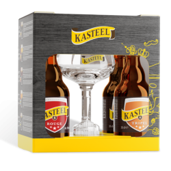 COFFRET KASTEEL ROUGE + TRIPLE 4*33CL + 1 VERRE_MIXTE_1.32