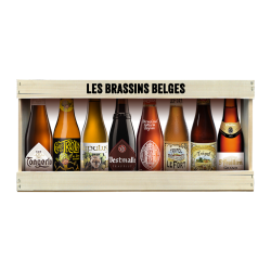 BIERE - MIXTE - COFFRET BOIS 8*33CL BIERES DE SPECIALITE - France