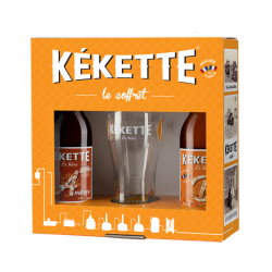 COFFRET KEKETTE BLONDE/AMBREE 2*33 CL + 1 VERRE_MIXTE_0.66