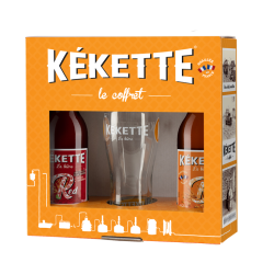 COFFRET KEKETTE BLONDE/RED 2*33 CL + 1 VERRE_MIXTE_0.66