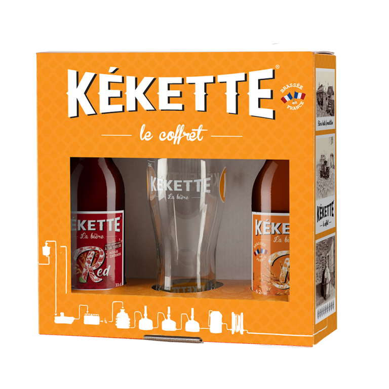 COFFRET KEKETTE BLONDE/RED 2*33 CL + 1 VERRE_MIXTE_0.66