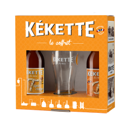 COFFRET KEKETTE BLONDE/TRIPLE 2*33 CL + 1 VERRE_MIXTE_0.66
