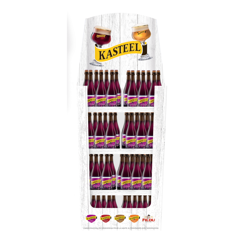 1/4 BOX KASTEEL RUBUS FRAMBOISE 75CL_ROUGE/RUBIS