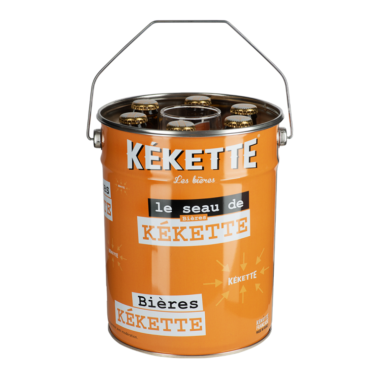 SEAU KEKETTE BLONDE 6*25CL + 1 VERRE_BLONDE