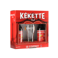 COFFRET KEKETTE RED 2*33CL + 1 VERRE_ROUGE/RUBIS