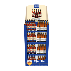 BIERE - BLONDE - 1/4 BOX ST FEUILLIEN GD CRU 75CL + ST FEUILLIEN TRIPLE 75CL - Belgique