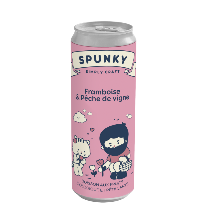 SPUNKY FRAMBOISE PECHE BIO_0.25