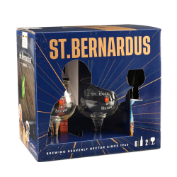 BIERE - MIXTE - COFFRET ST BERNARDUS 6*33CL + 2V - Belgique