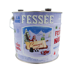 SEAU FESSEE DE NOEL 6*33CL +1 VERRE_BLONDE_1.98