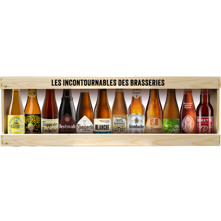 COFFRET BOIS 12*33CL LE MEILLEUR DES BRASSERIES_MIXTE_3.96