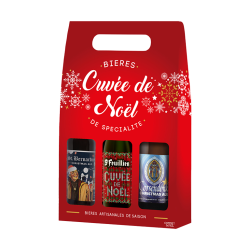 BIERE - MIXTE - COFFRET CUVEE DE NOEL 3*75CL - Belgique