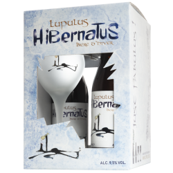 BIERE - NOIRE - COFFRET LUPULUS HIBERNATUS 2*33CL + 2 VERRES - Belgique