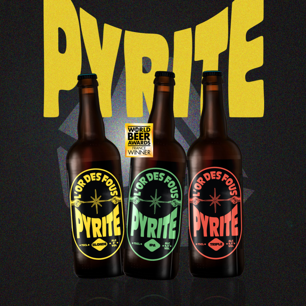 La Pyrite IPA remporte l’or aux World Beer Awards 2025 !